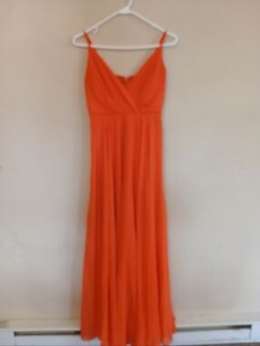 Orange Sleeveless Maxi Dress - LULUS